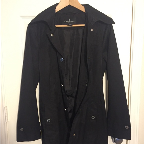 London Fog women’s trench rain coat size M - Picture 4 of 7